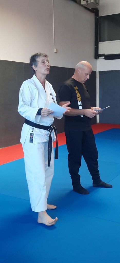 Photo des Instructeurs lors de l'annonce des résultats du passage de grade du 03/06/2023