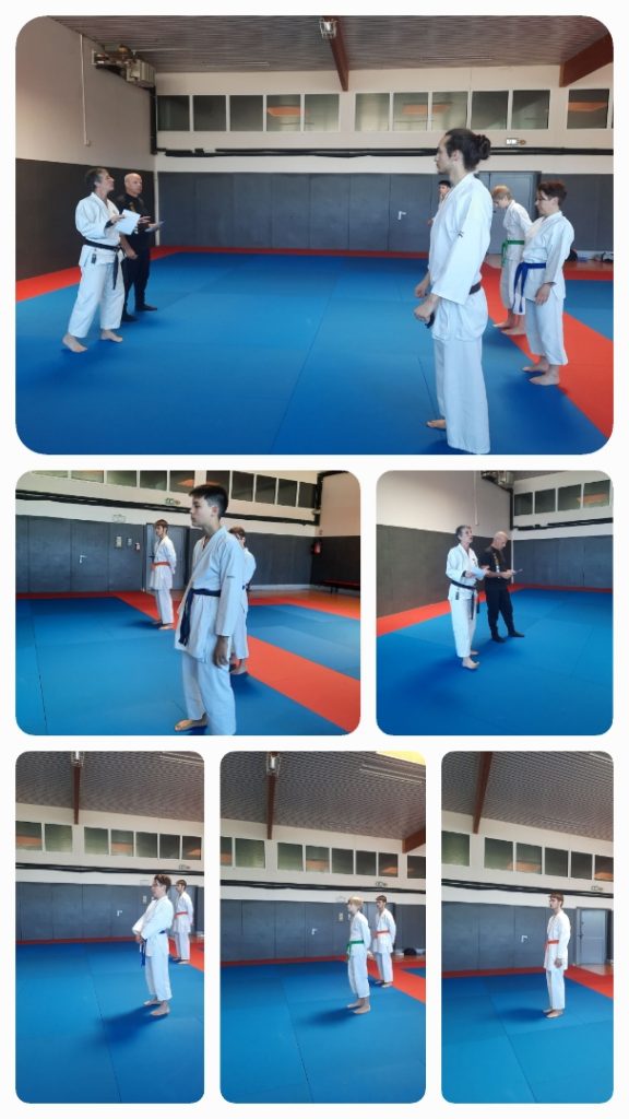 Photo de la remise des grades lors du passage de grade du 03/06/2023