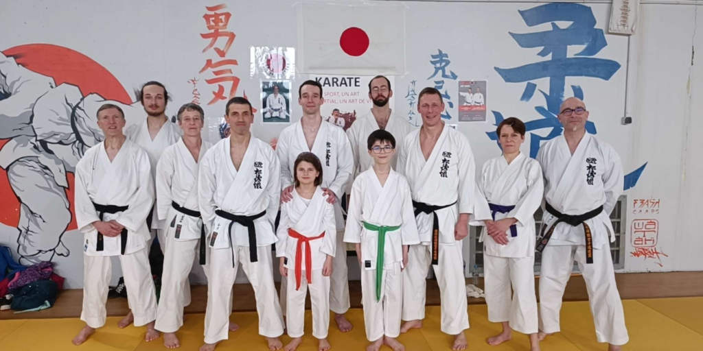 photo de groupe lors du stage en mars 2024