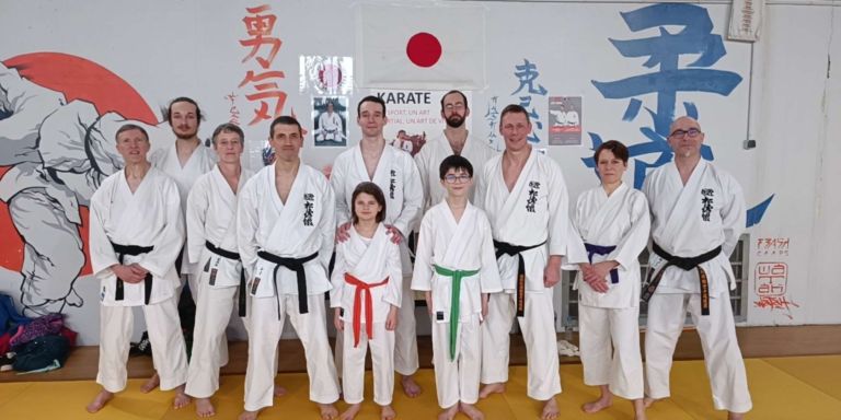 photo de groupe lors du stage en mars 2024