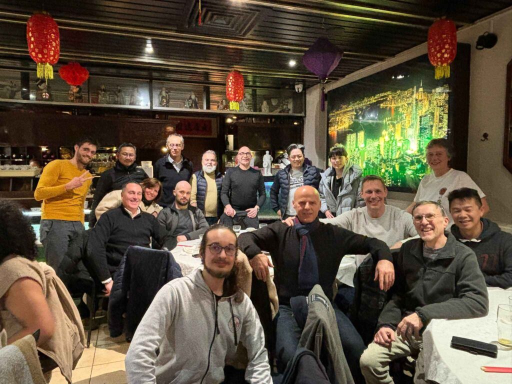 Restaurant après l'entrainement chez Stéphane Castrique