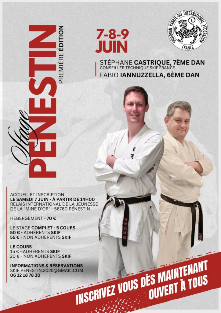 Affiche Stage Penestin SKIF France